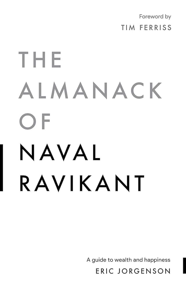 Almanack of Naval Ravikant book cover